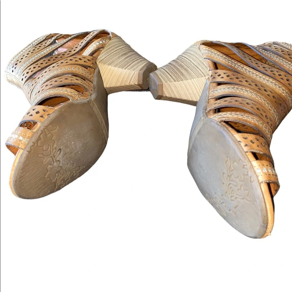 PIKOLINOS Maracaibo Gladiator Caged Sandal Size 5 - Picture 2 of 10